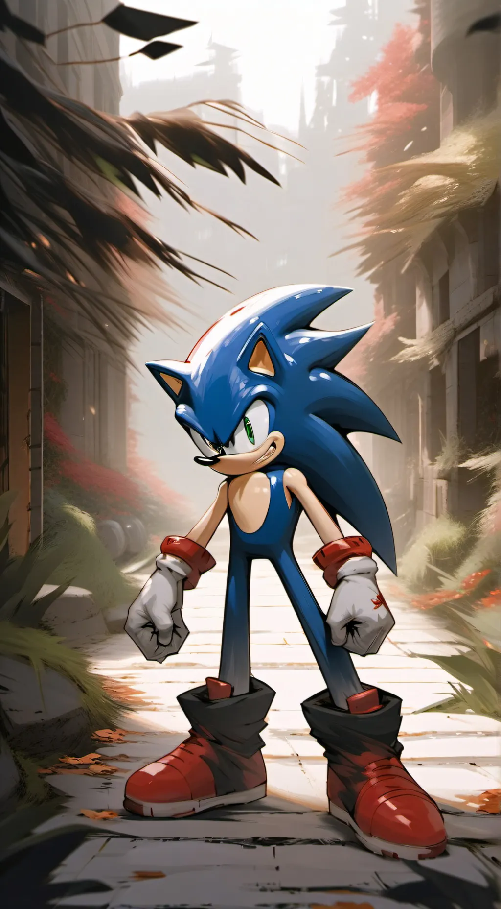 ai character: Sonic background