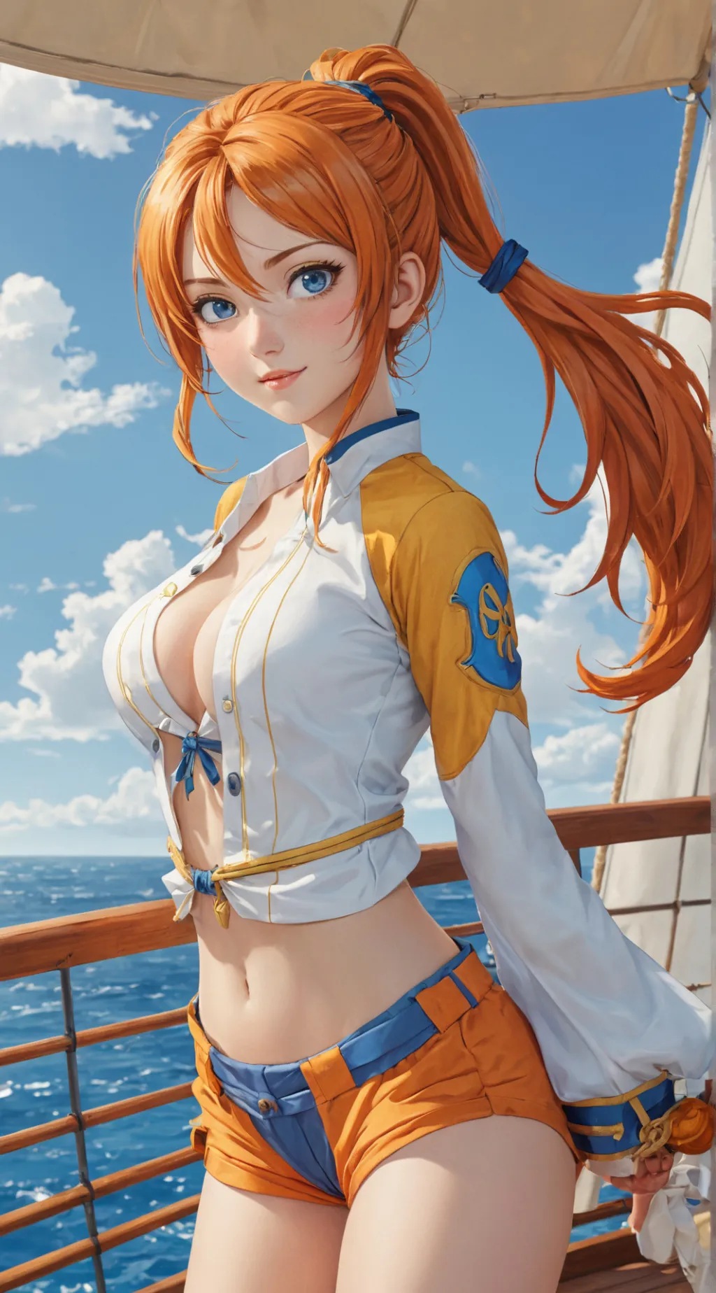 ai character: Nami background