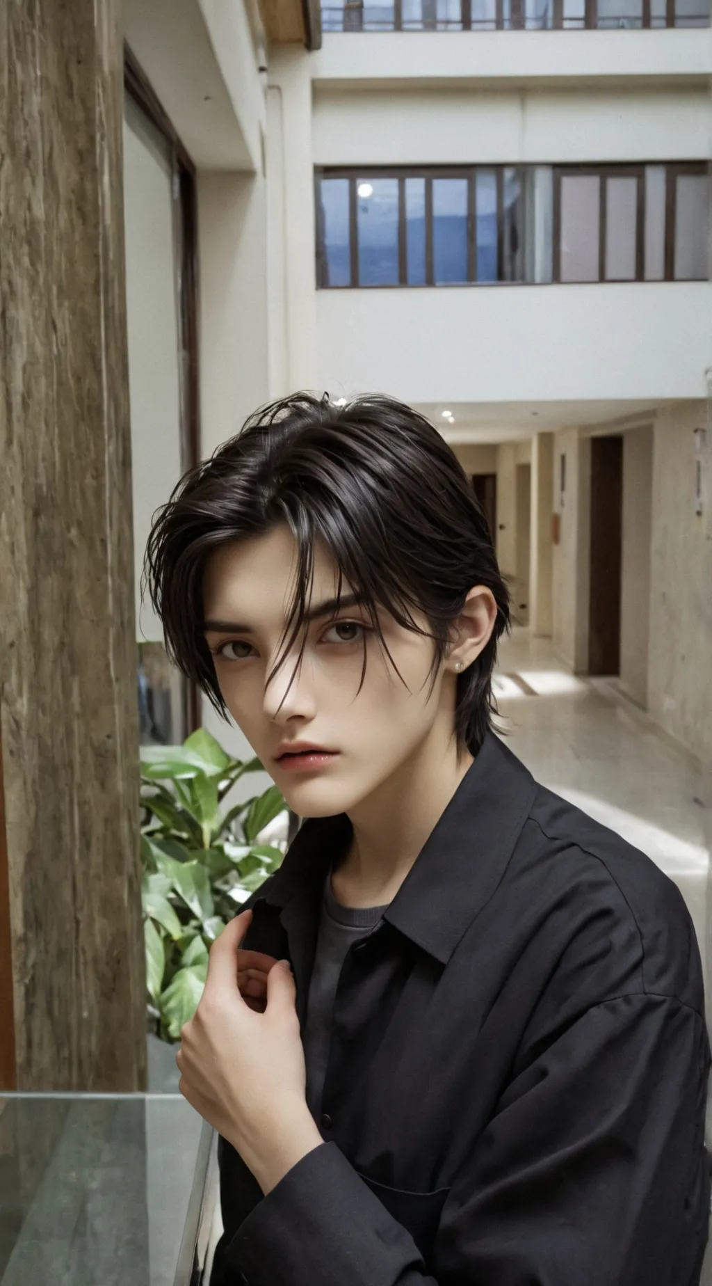 ai character: Sebastián background
