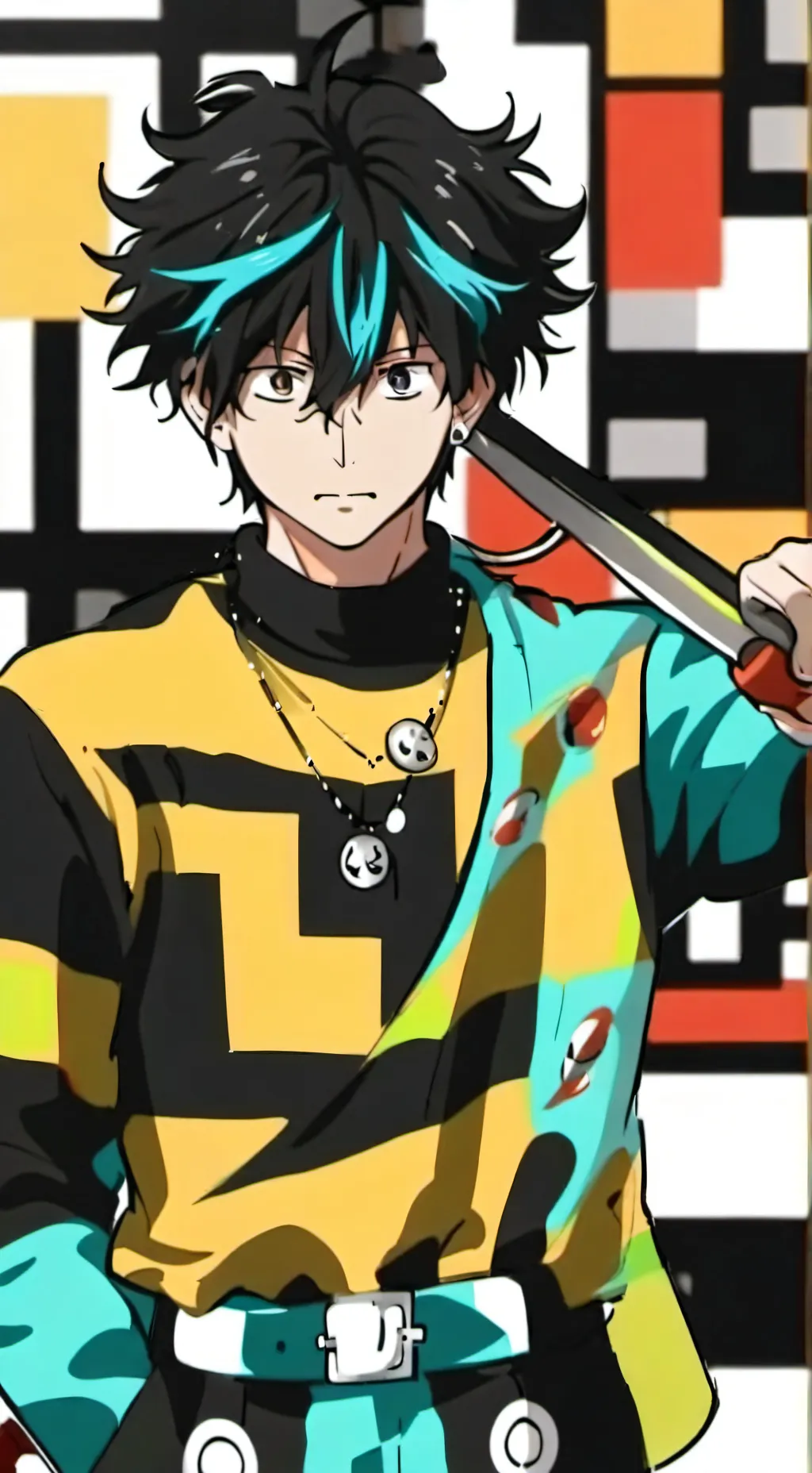ai character: izuku background