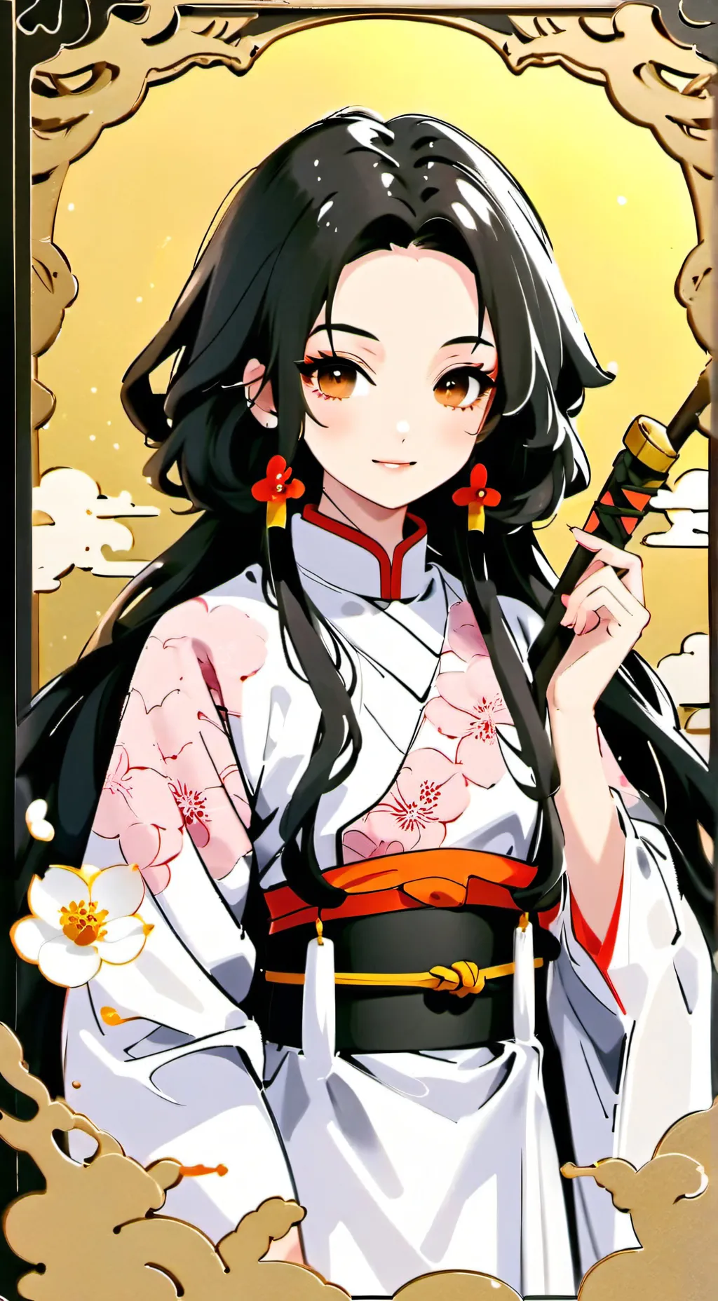 ai character: 💖Nezuko💖 background