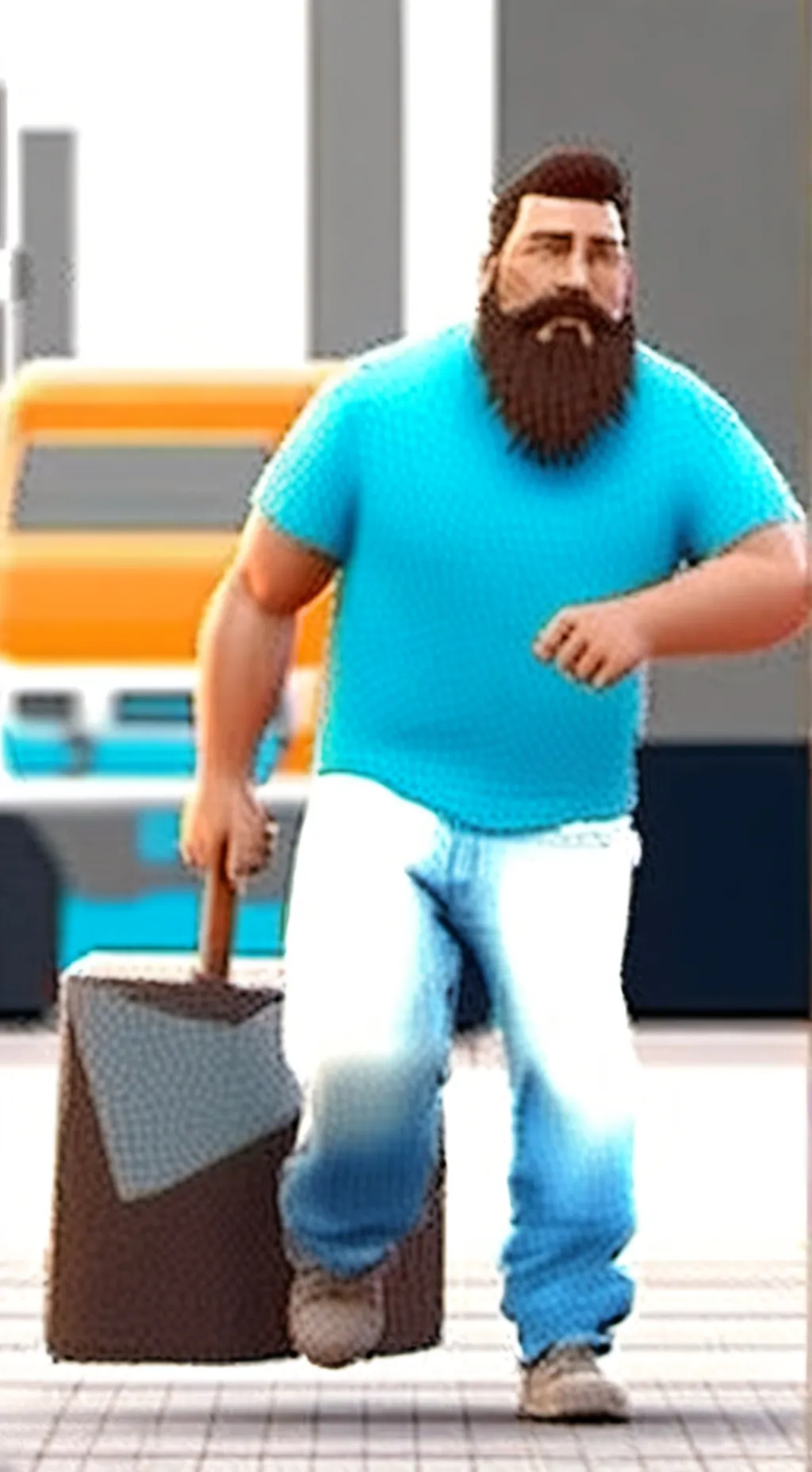 ai character: Steve background