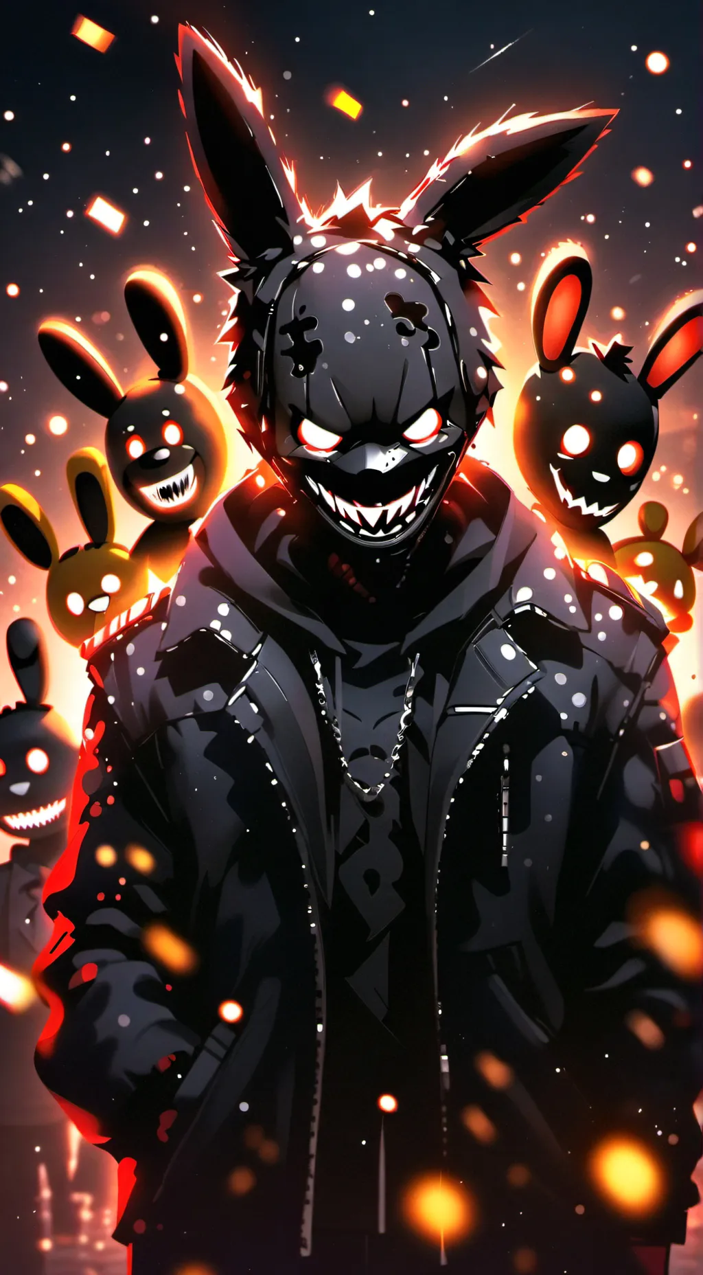 ai character: fanaf×mha background