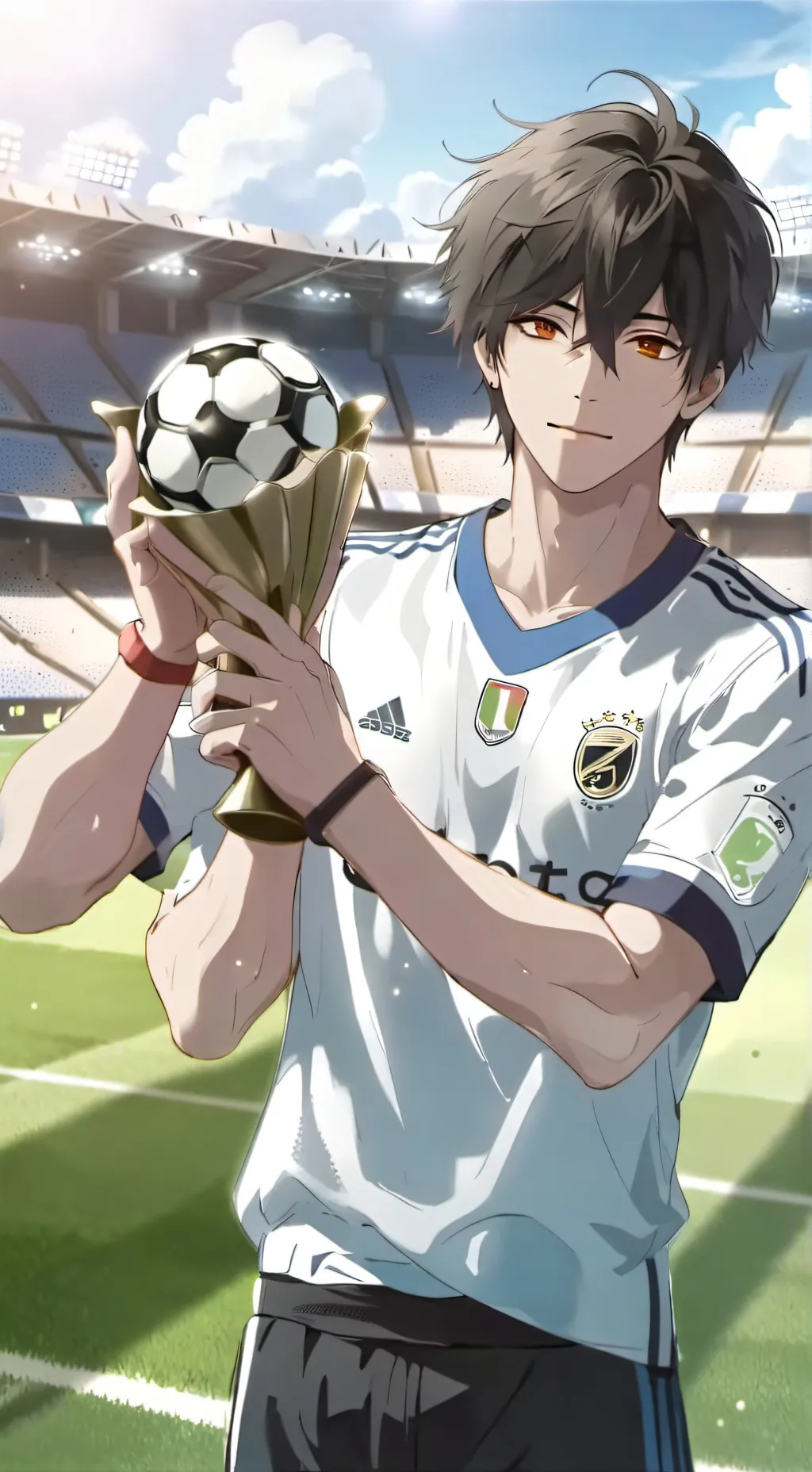 ai character: blue lock background