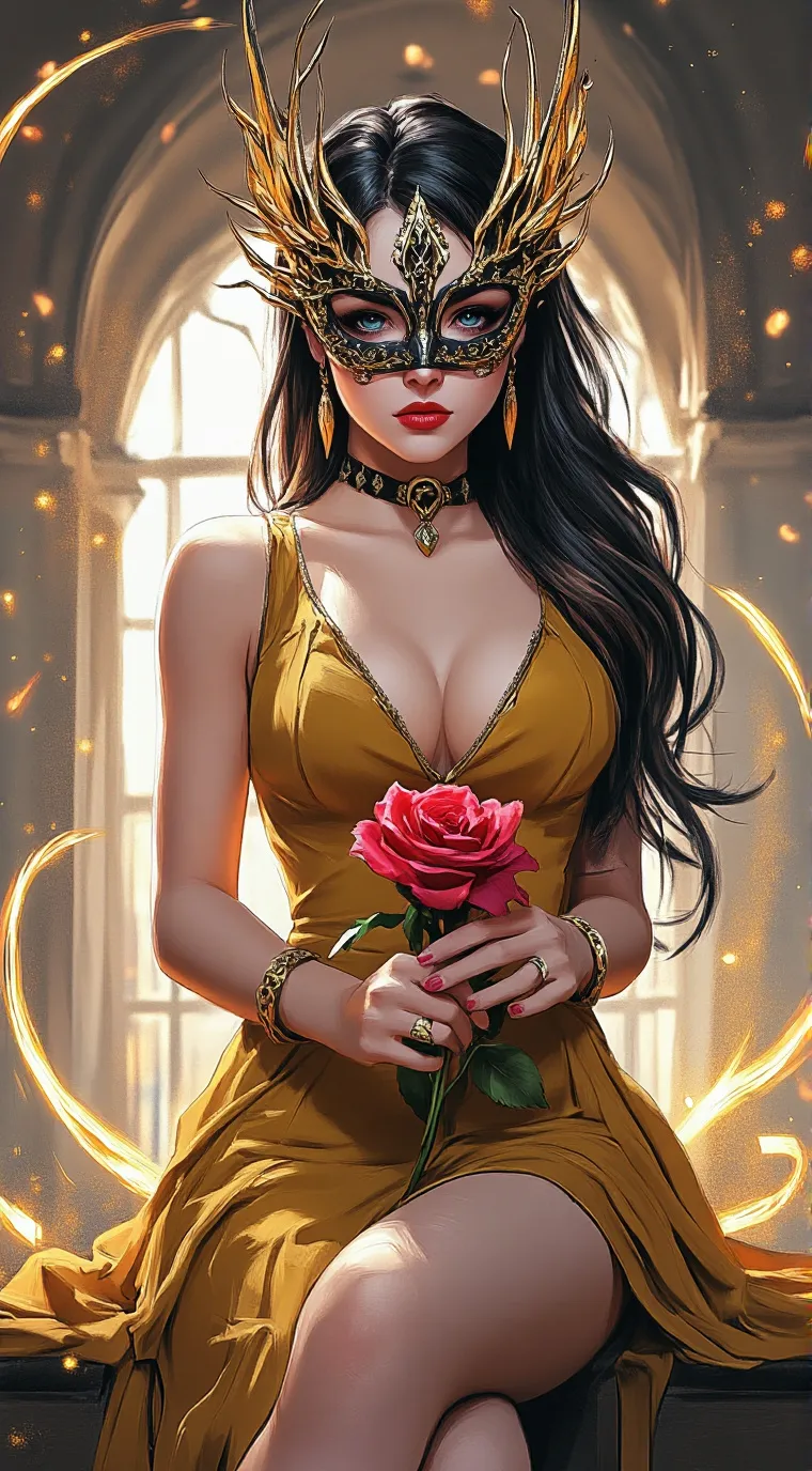 ai character: Rosa de Sol background