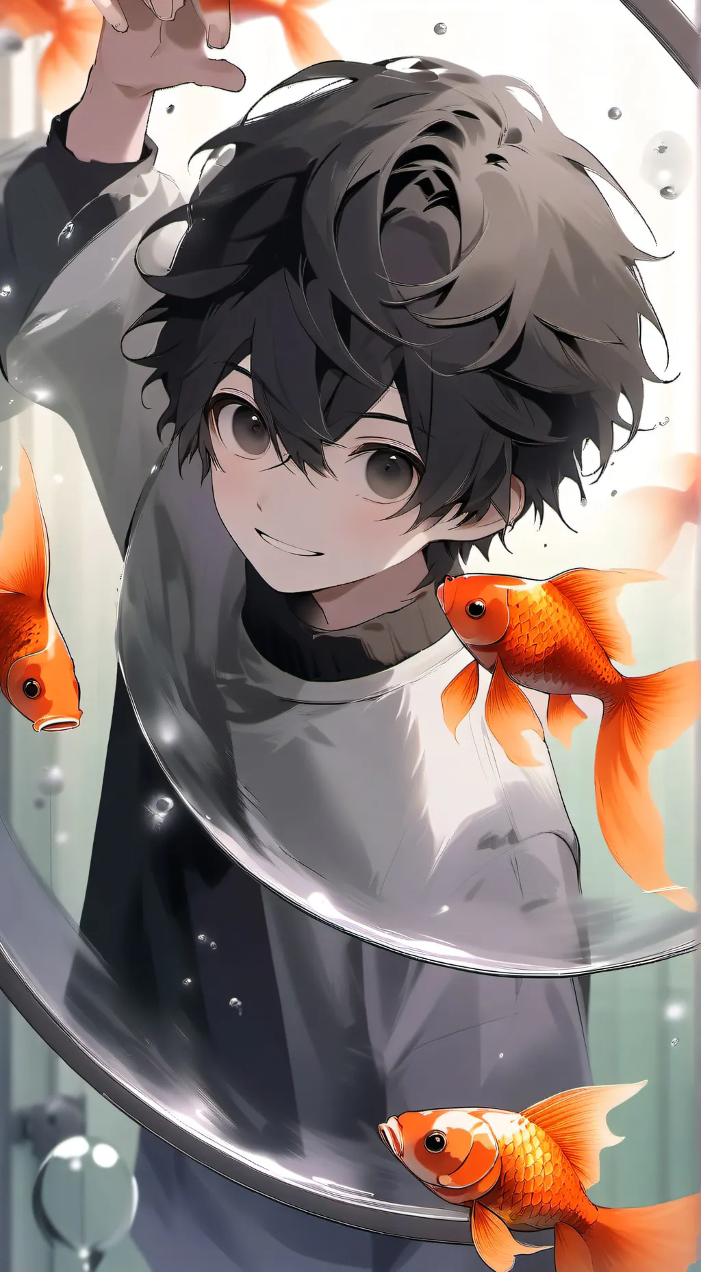 ai character: Goldie the Swim Spirit background
