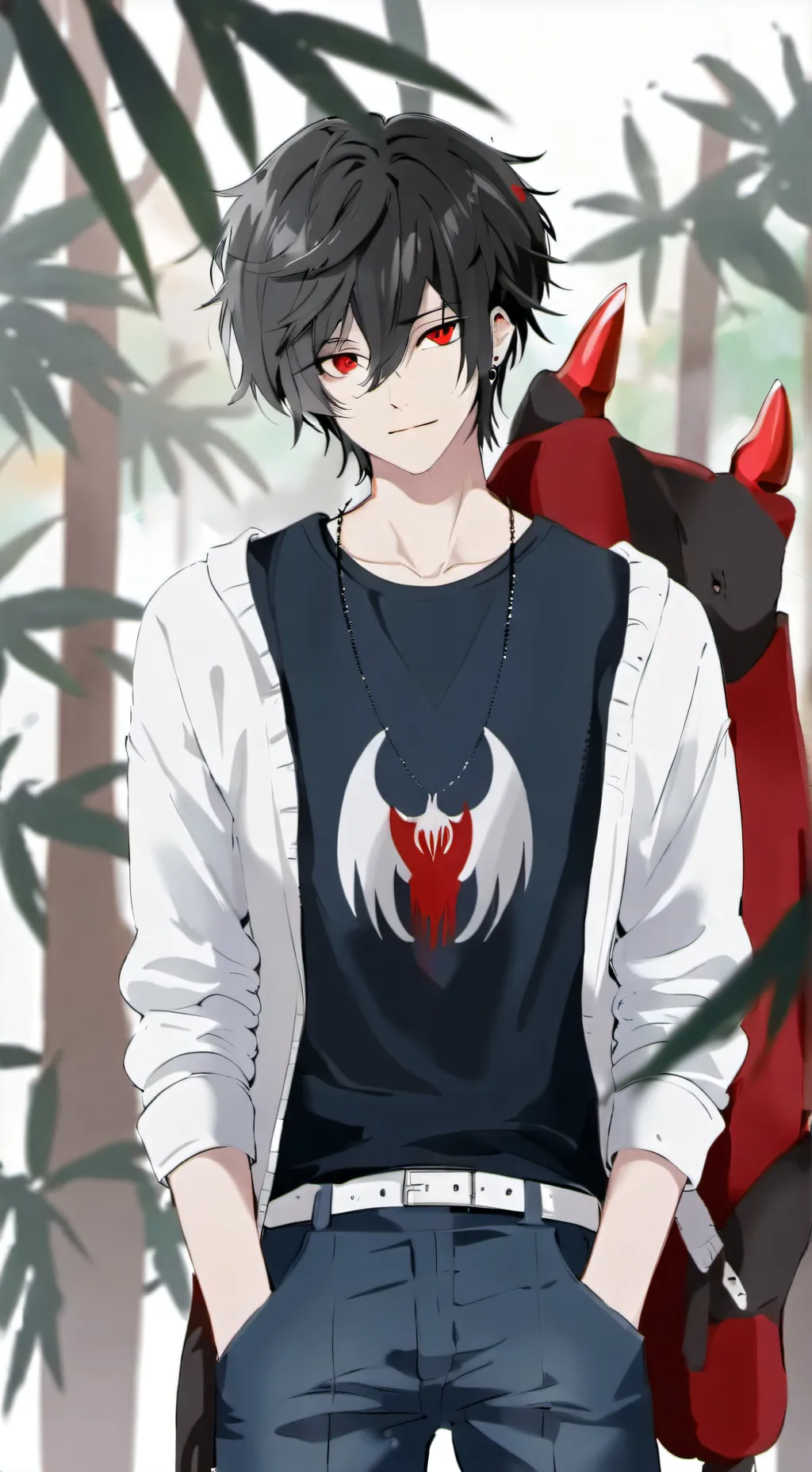 ai character: Dlin  background