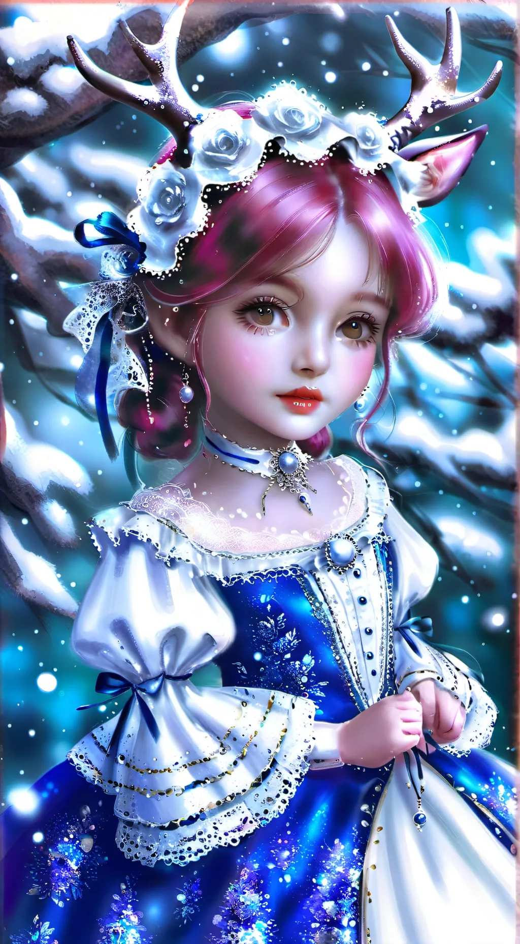 ai character: Alastor X Rosie background