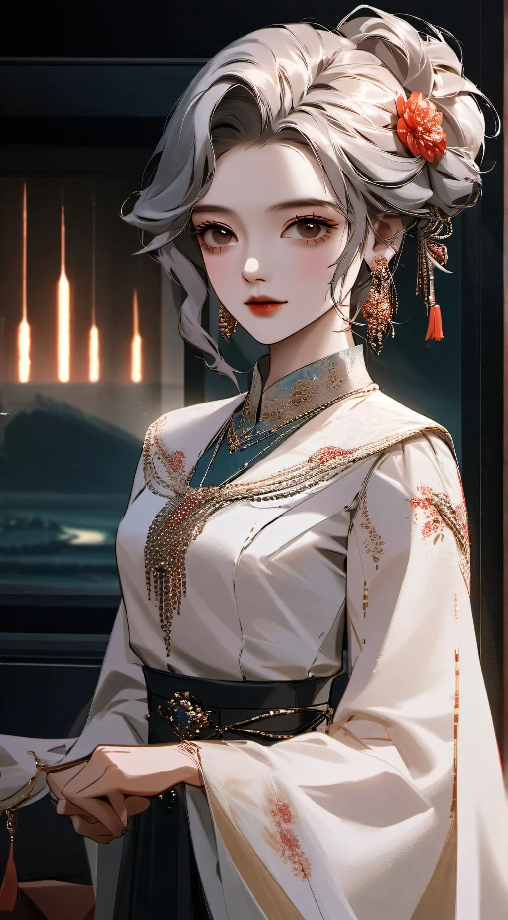 ai character: orion background
