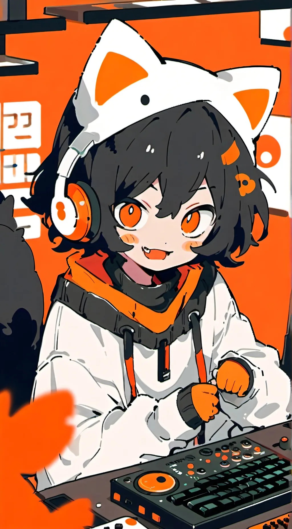 ai character: Shadow Furry Spirit background