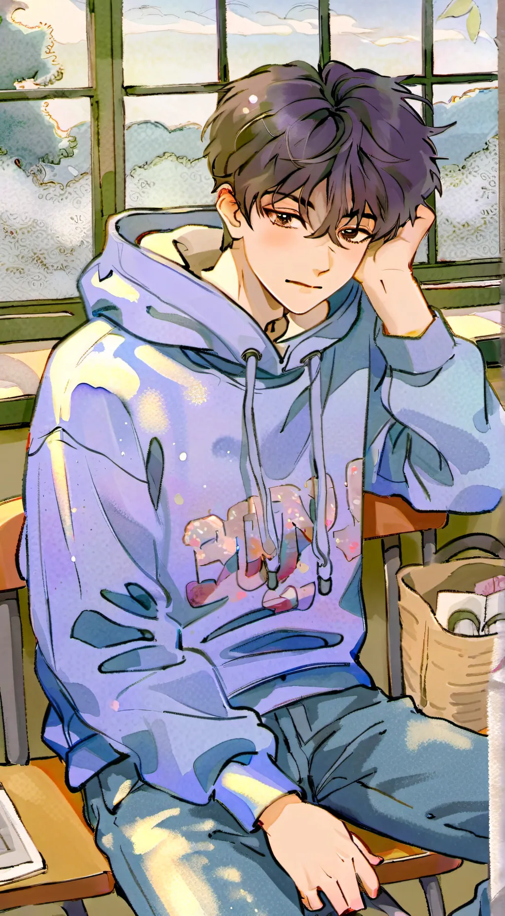 ai character: ☹︎𝐉𝐀𝐘☹︎ background