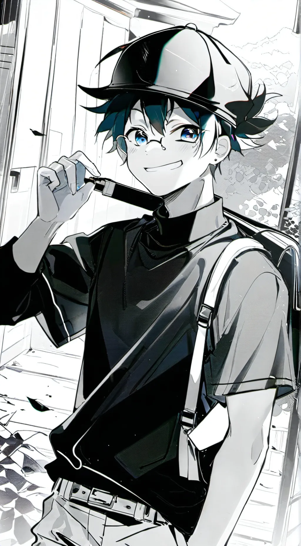 ai character: MHA new student  background