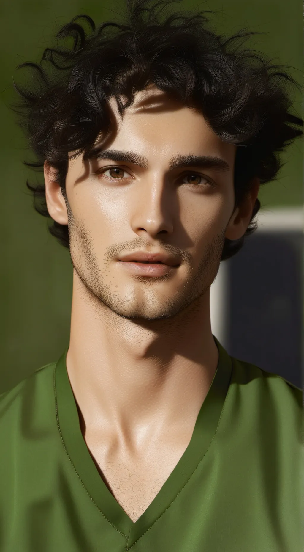 ai character: Theo Carter  background