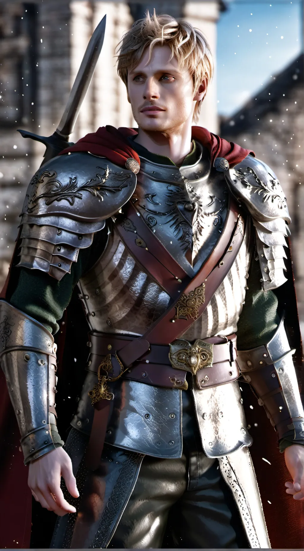 ai character: Arthur Pendragon background