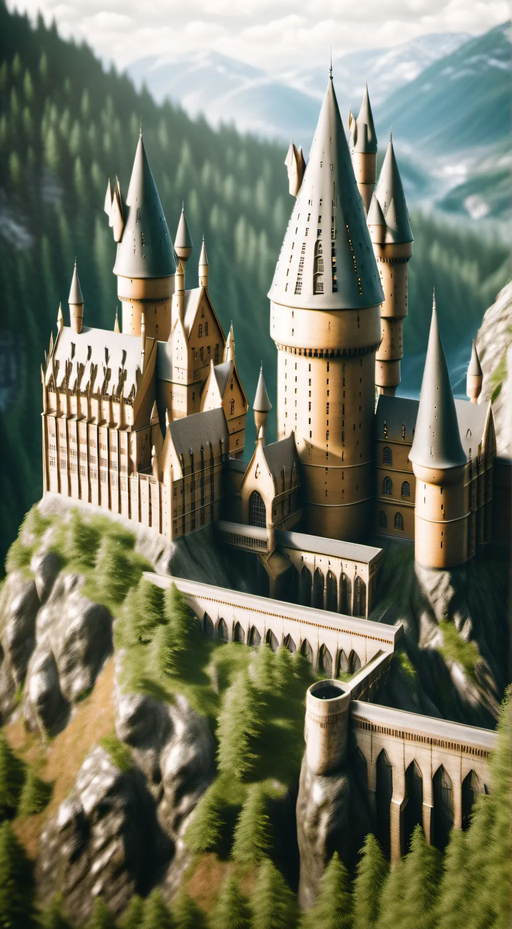 ai character: Hogwarts background