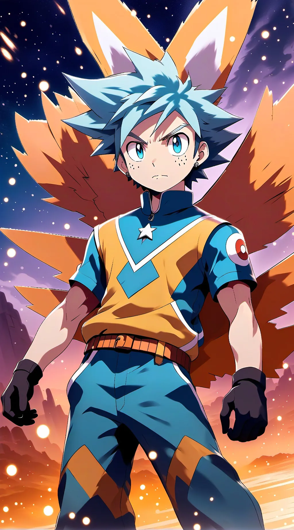 ai character: Class 1-A & 1-B background