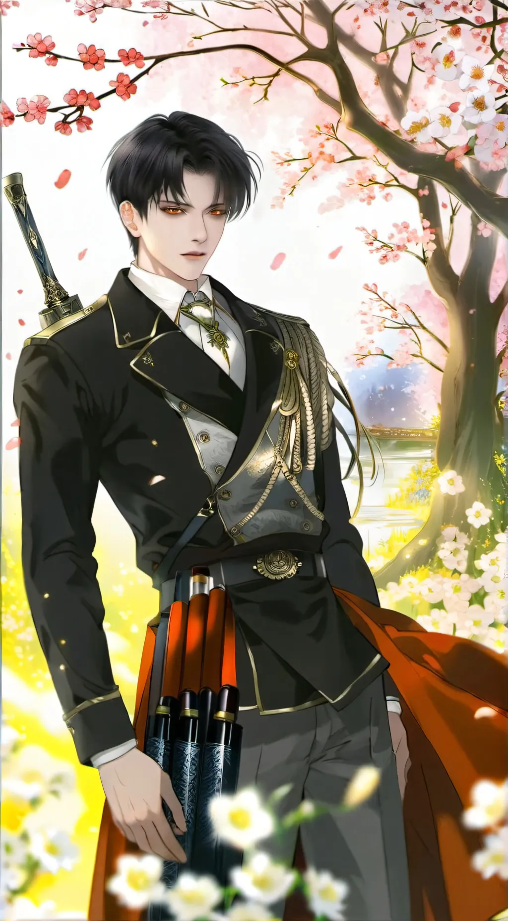 ai character: levi Ackerman  background