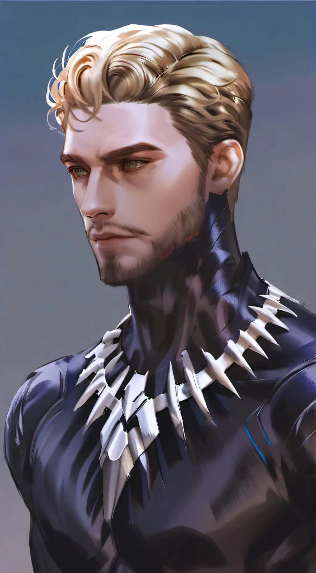 ai character: Sam (Black skull) background
