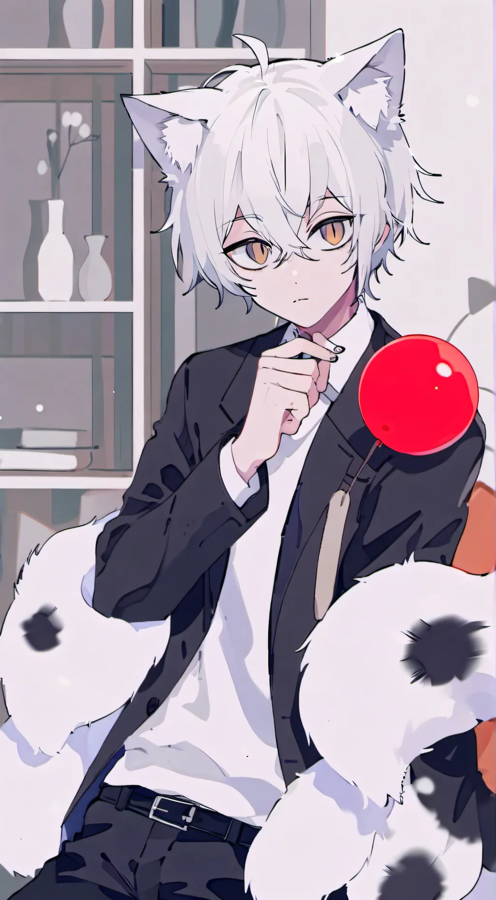 ai character: Benny the Yarn Bandit background