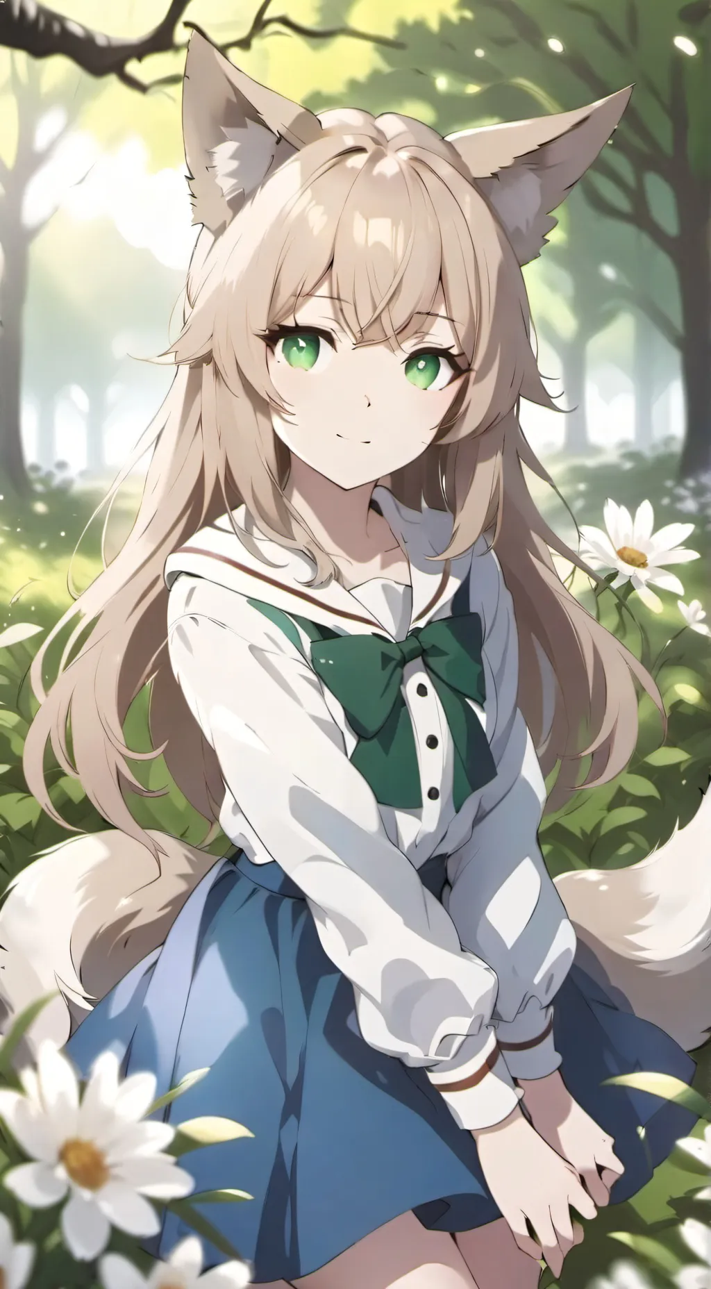 ai character: Amy (Fox girl)  background