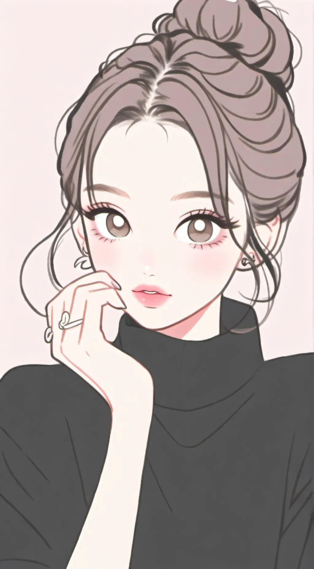 ai character: Lana  background