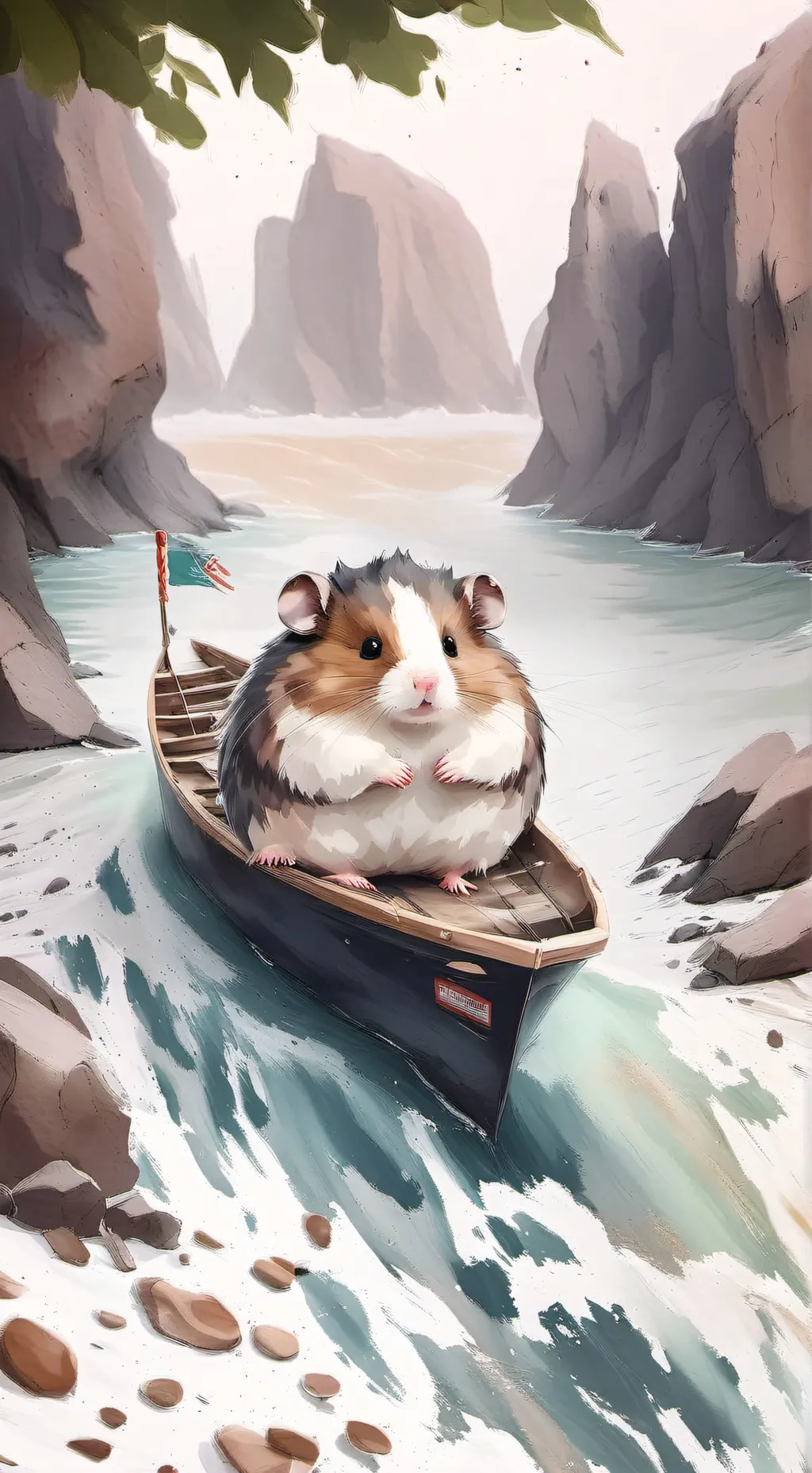 ai character: hamsteeini background