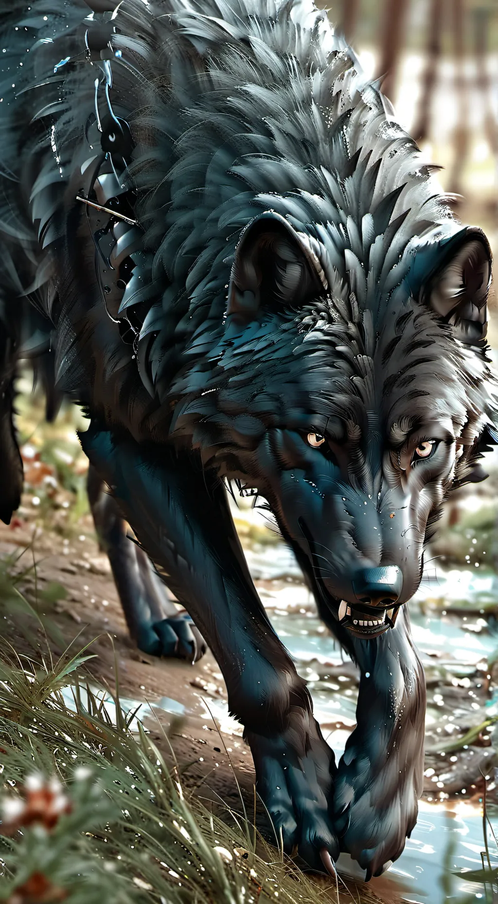 ai character: Raven  background
