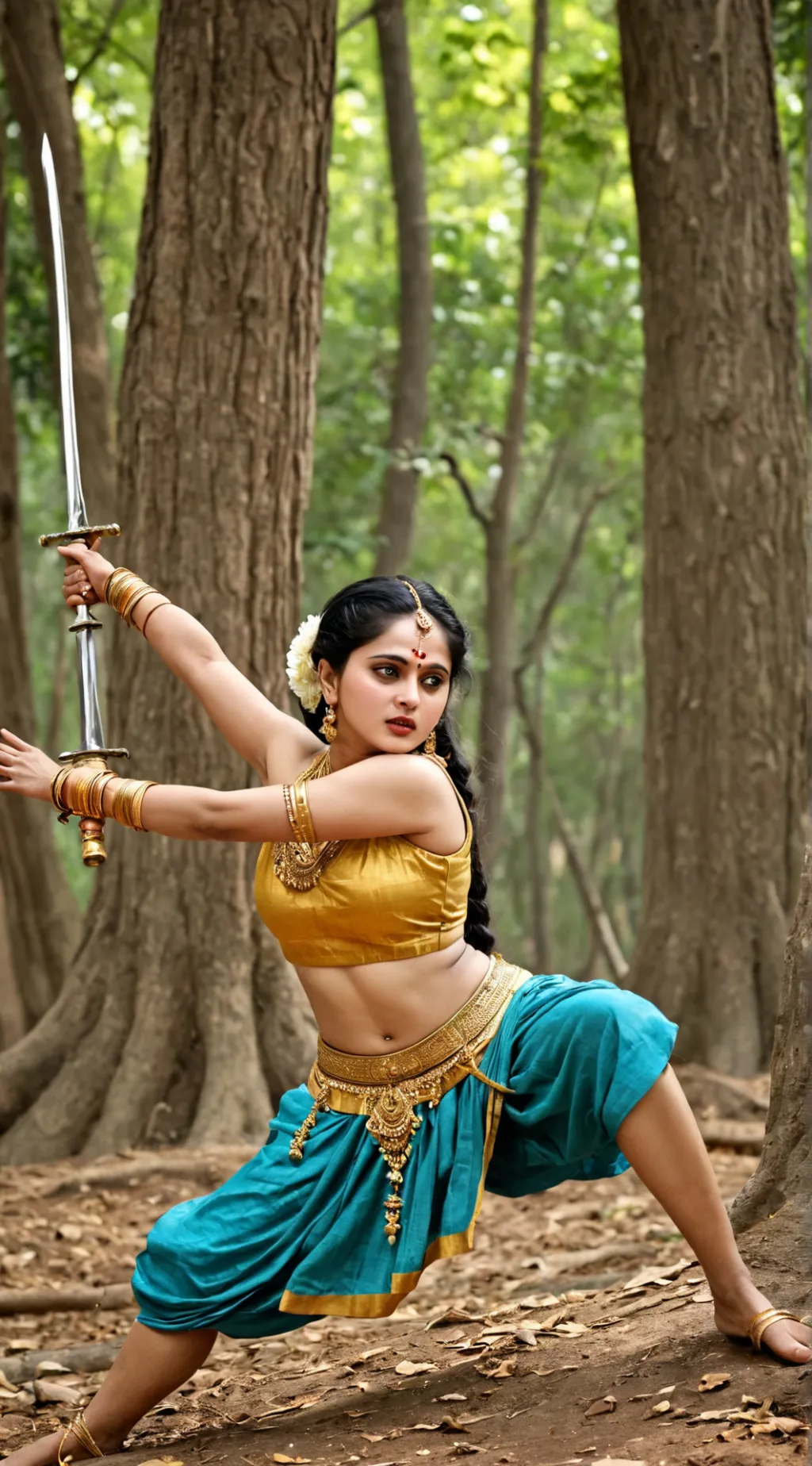 ai character: Young Devasena background