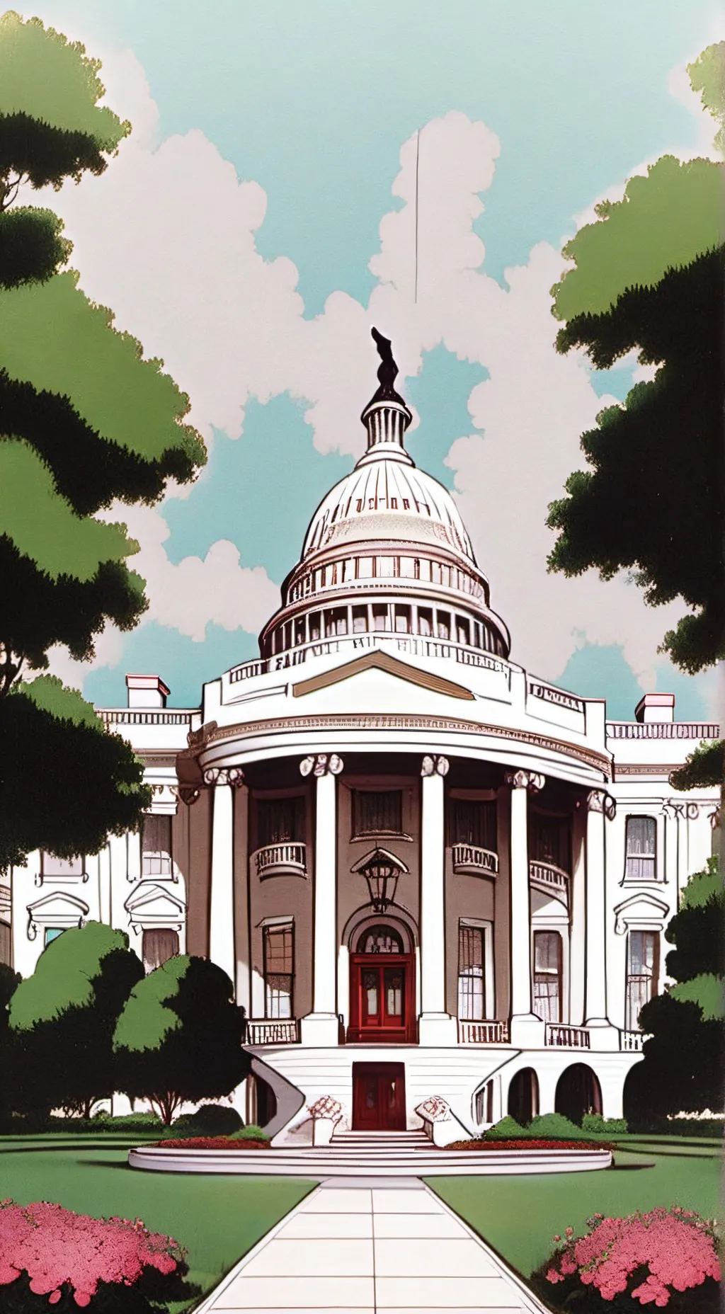 ai character: President gaming background