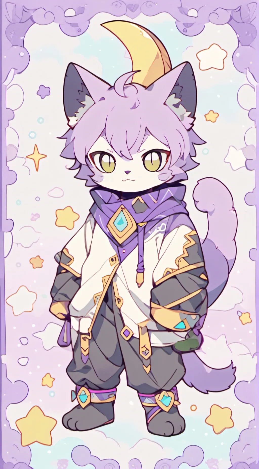 ai character: catnap from poppy3 background