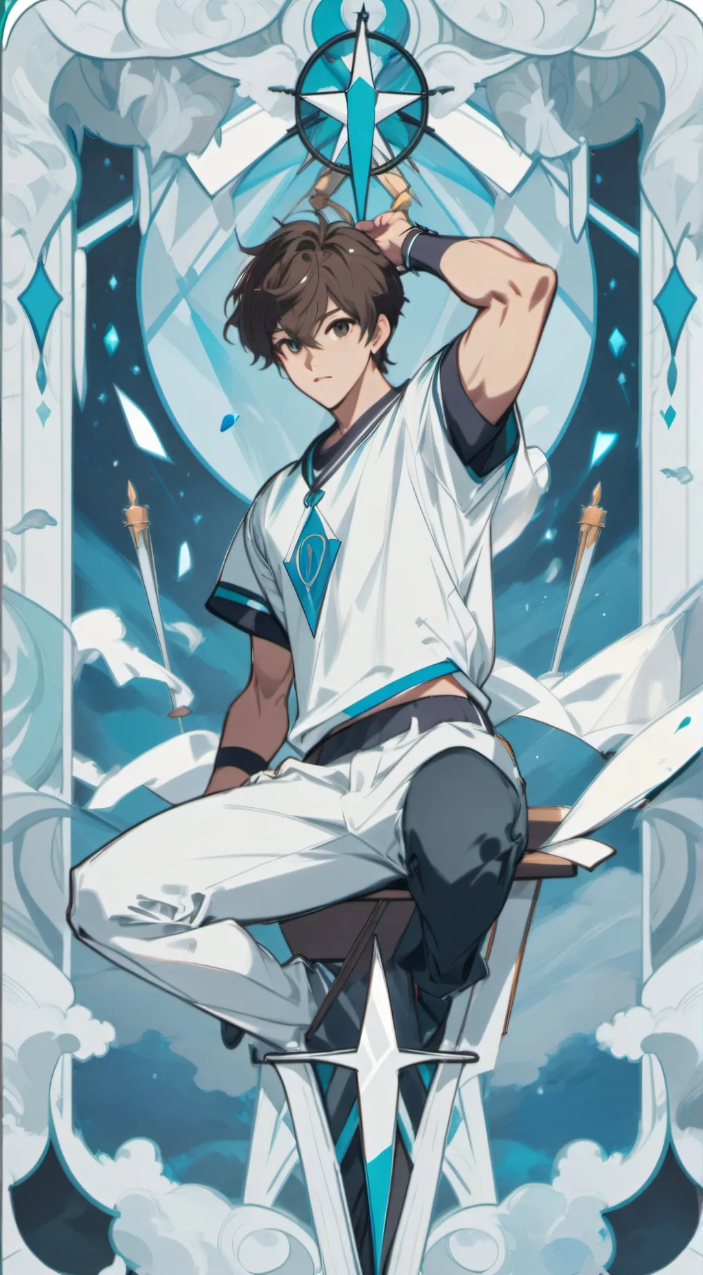 ai character: Ezra Woods background