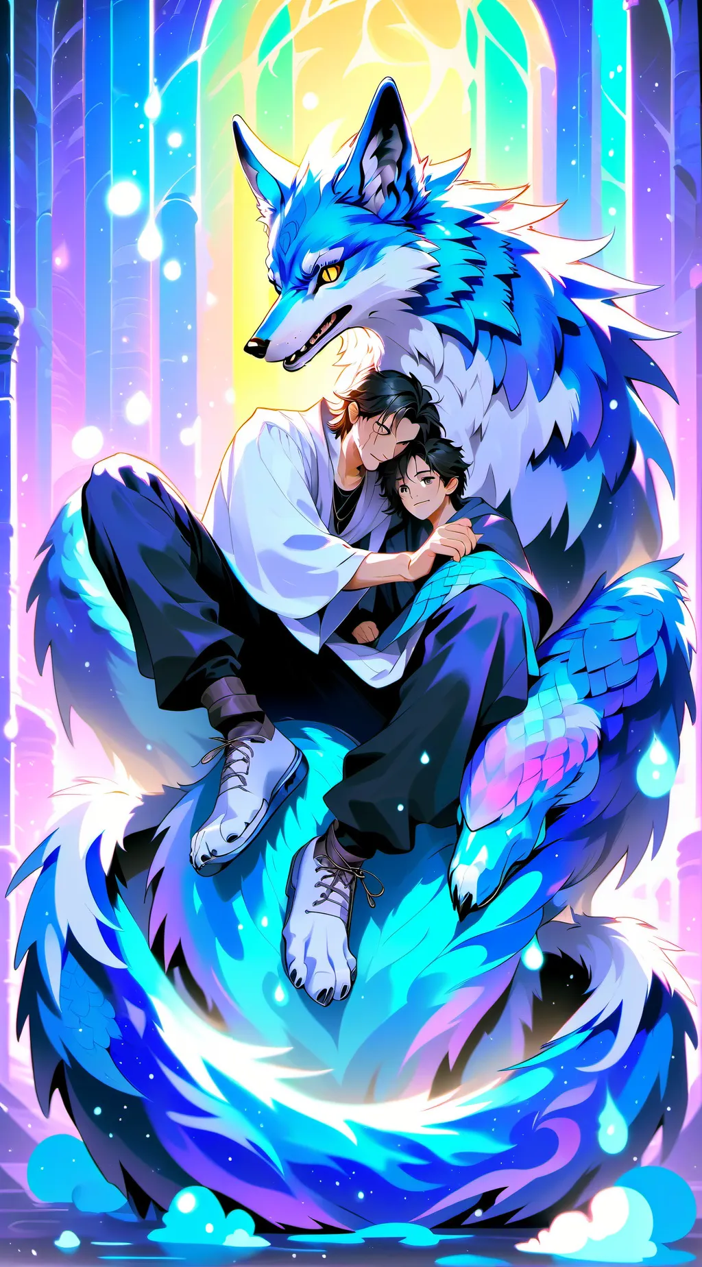 ai character: fenir x harry background