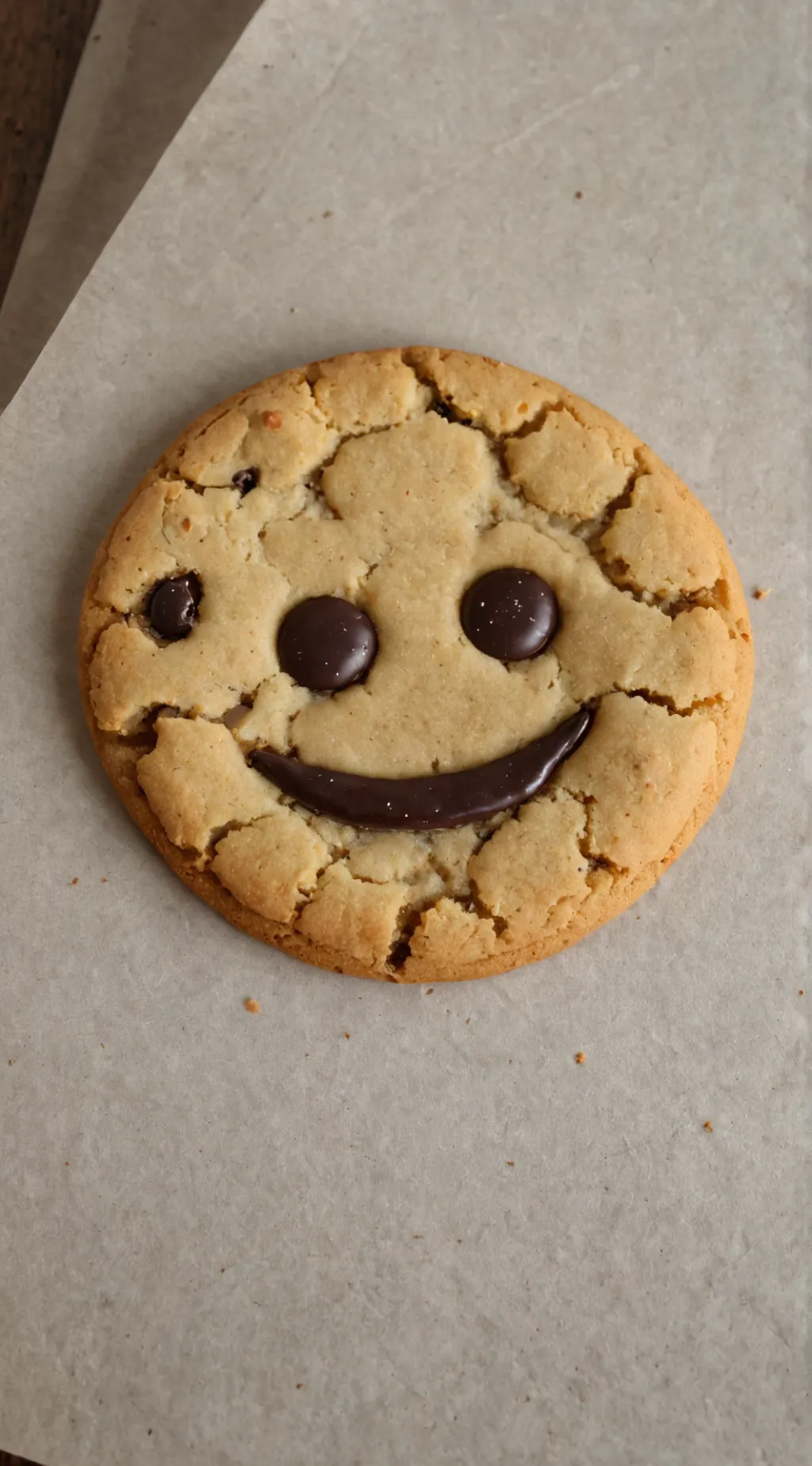 ai character: Shadow milk cookie background