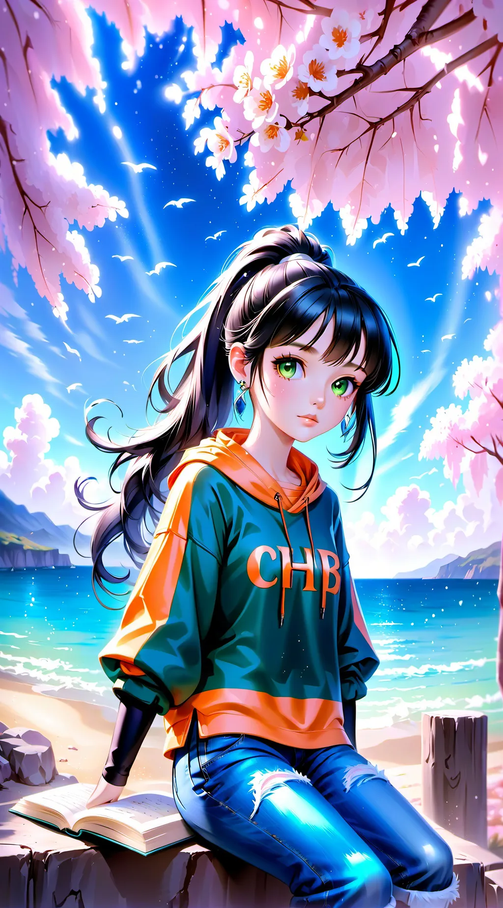 ai character: Percy’s little Sis background