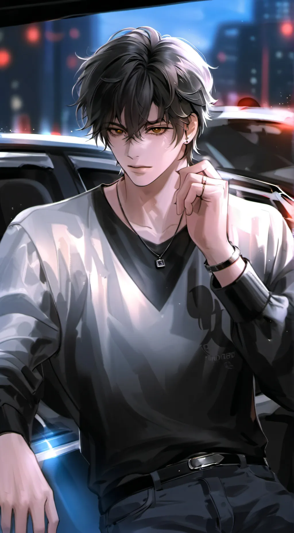 ai character: David(police) background