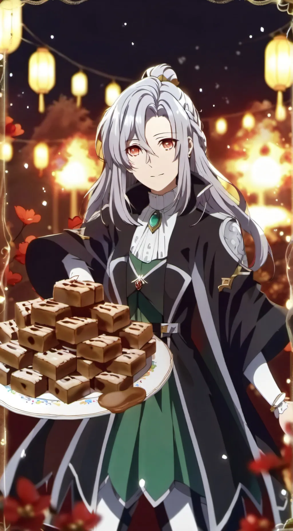 ai character: Agar Agar cookie background