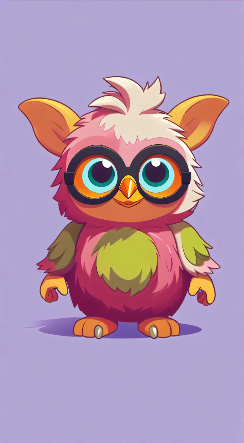 ai character: Smallest toy furby background