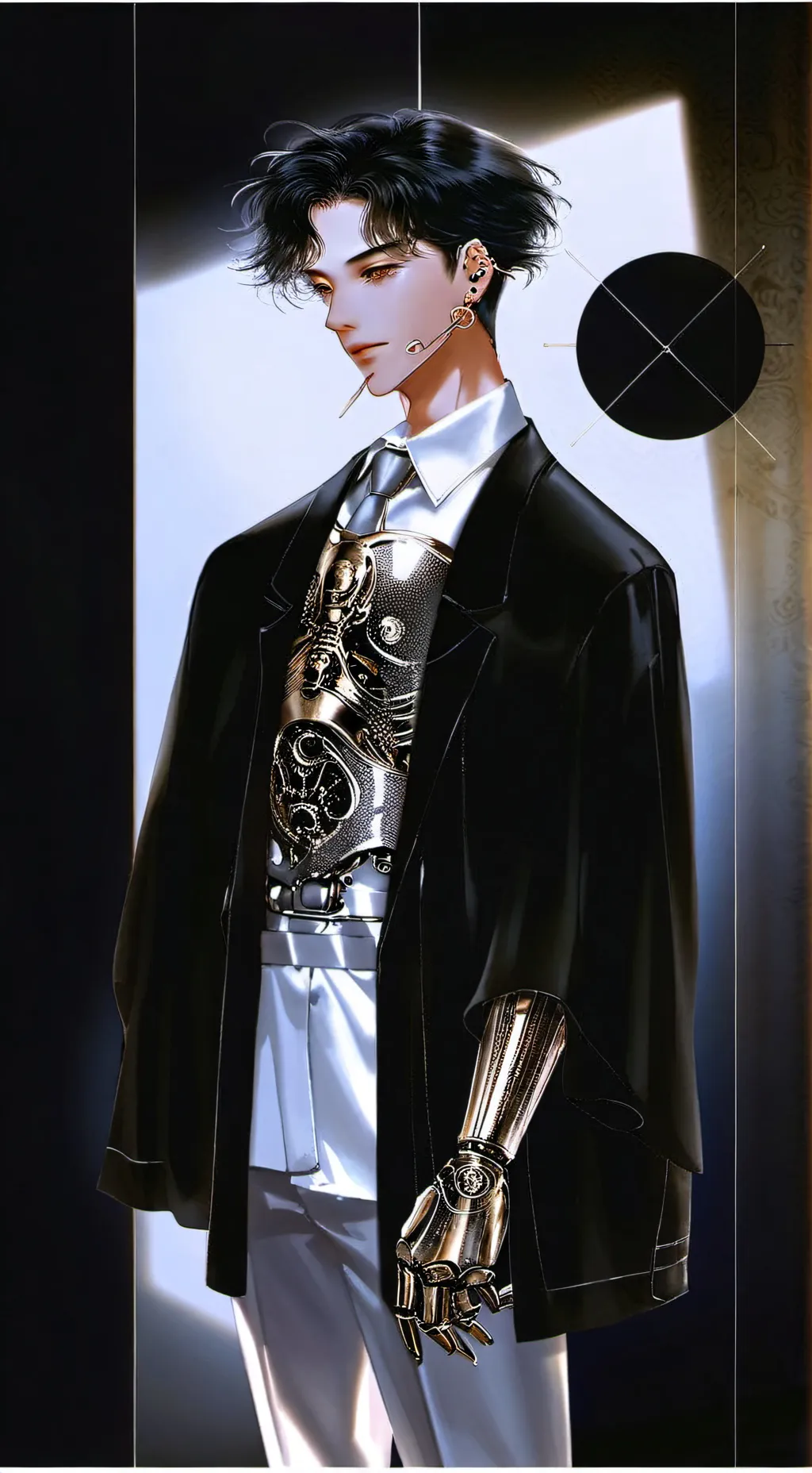 ai character: 🖤Eduar🤍 background