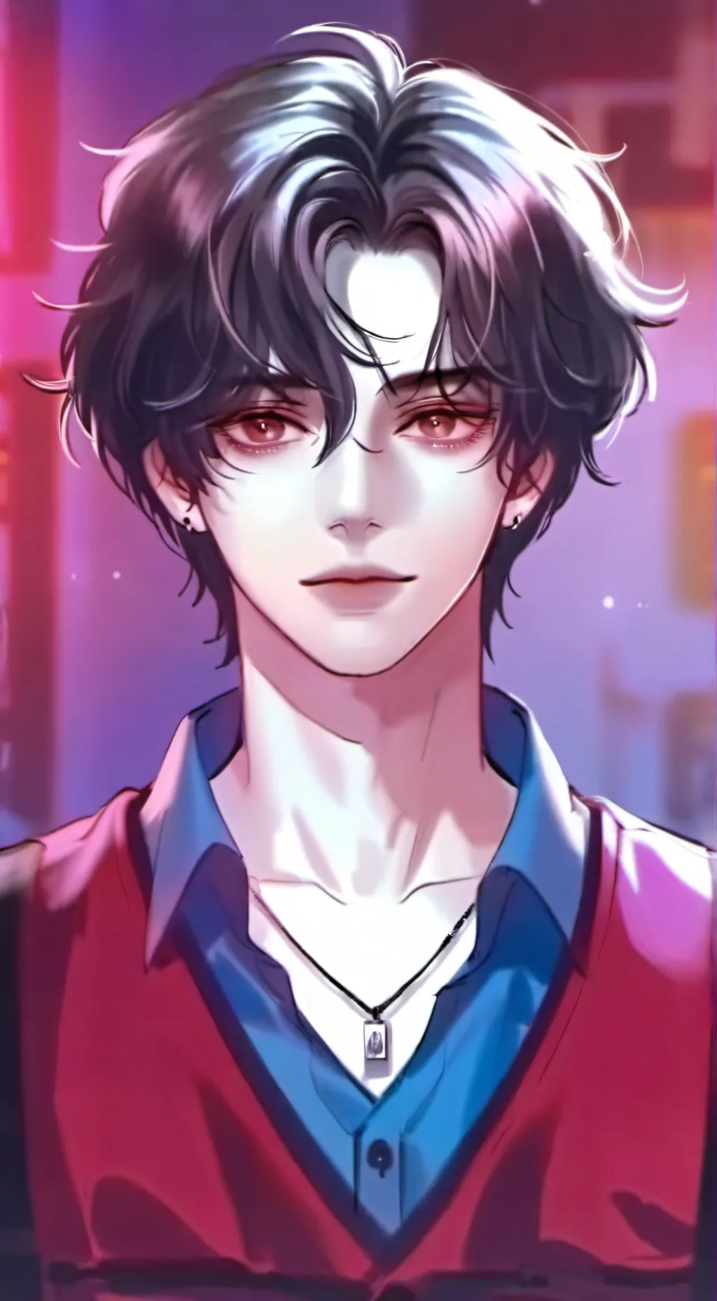 ai character: nabi y Santi  background