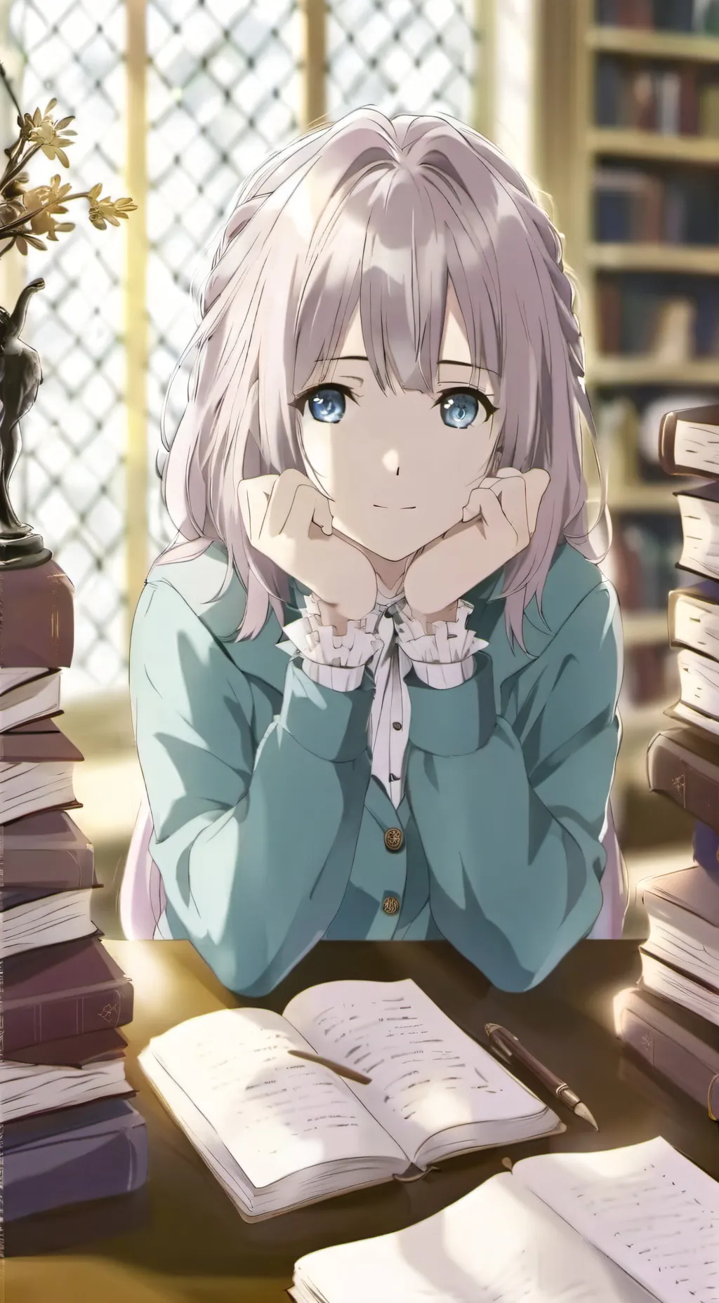 ai character: Lisa  background