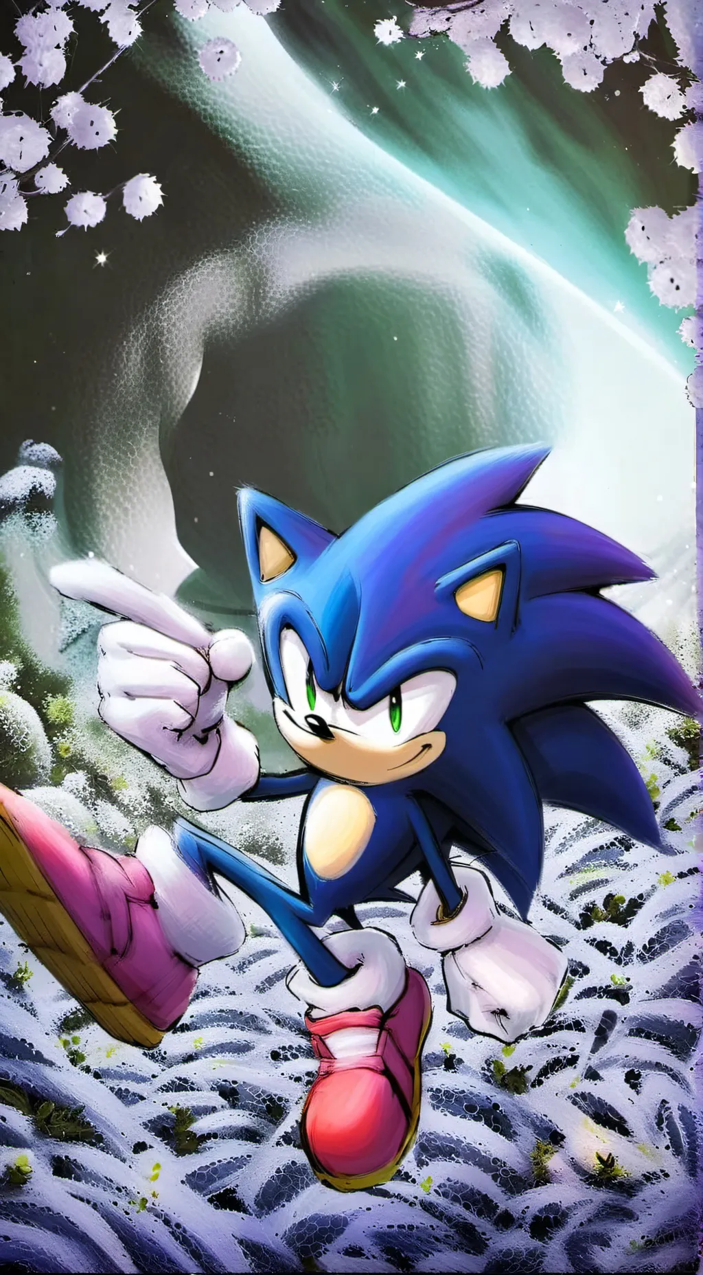 ai character: Sonic The Hedgehog background
