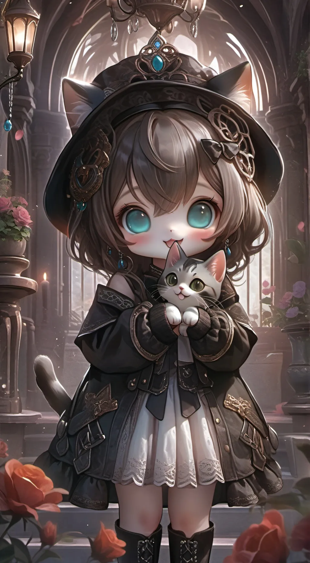 ai character: Pudding’s delight background