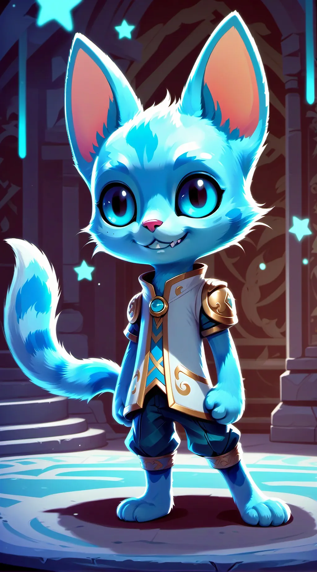 ai character: Blaize background