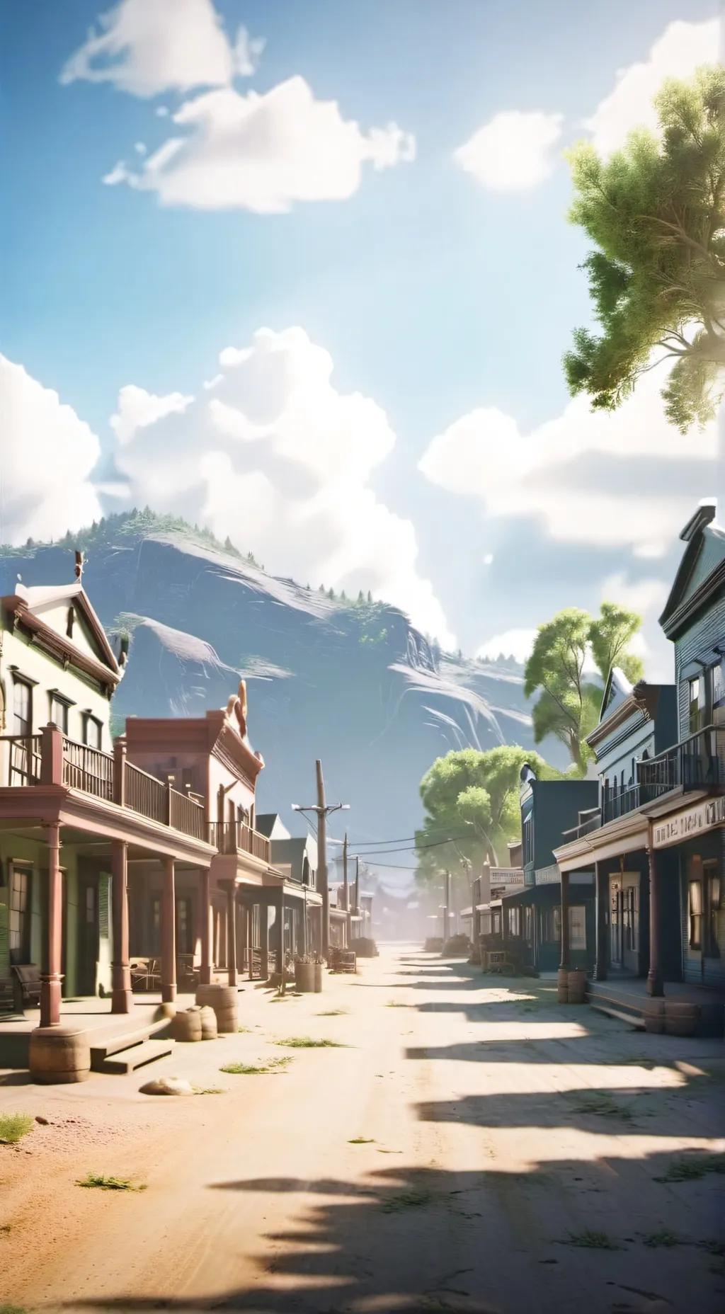 ai character: Western (RP) background