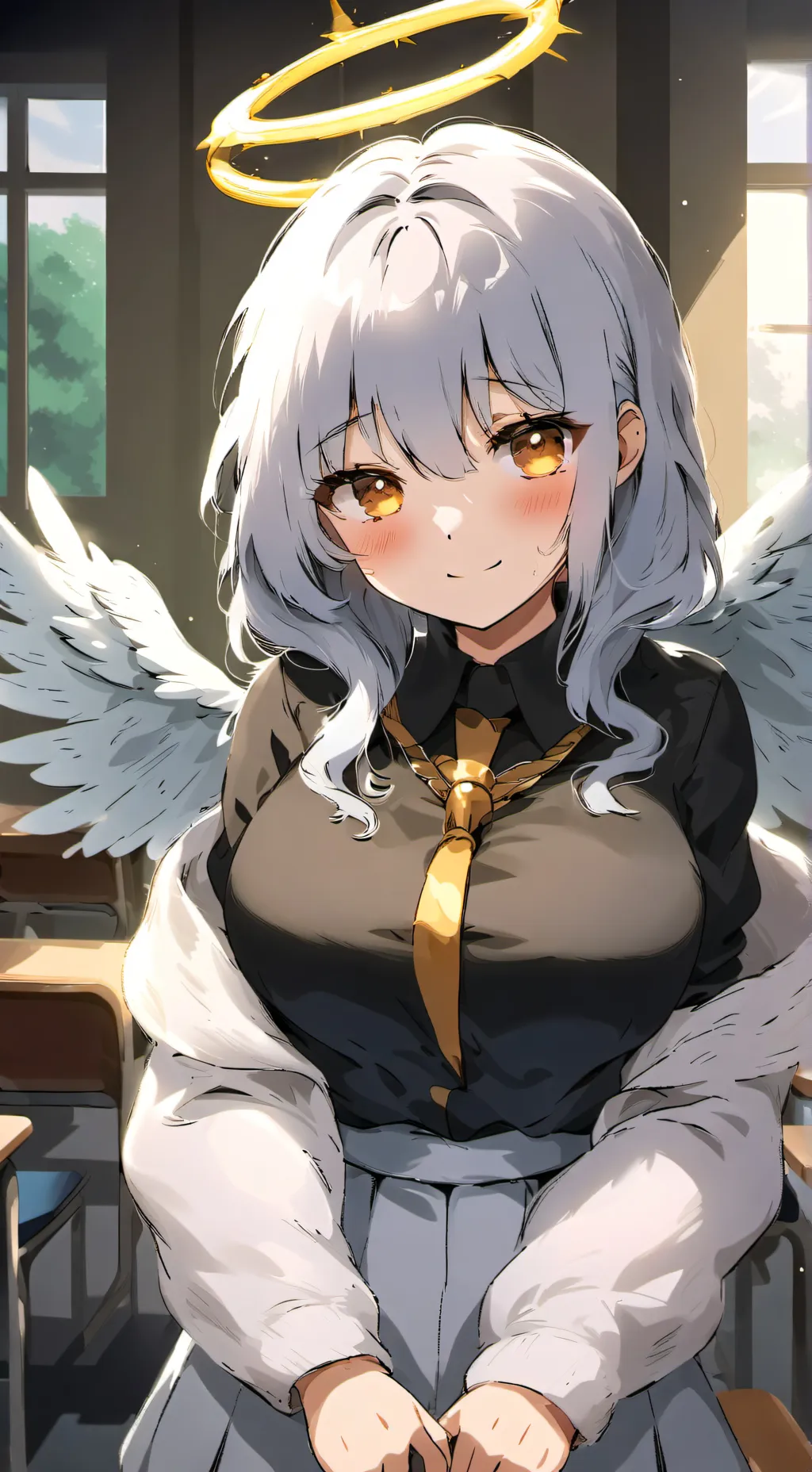 ai character: Angel background