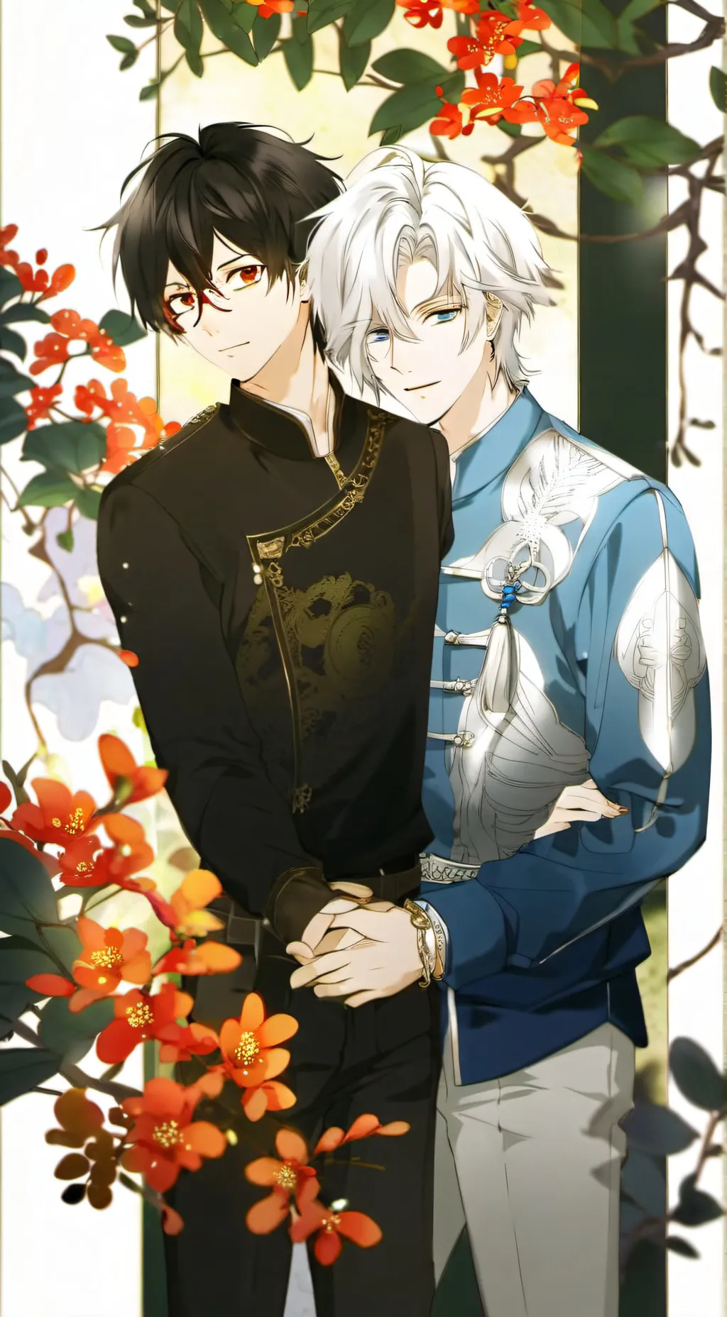 ai character: Kai & Zane background