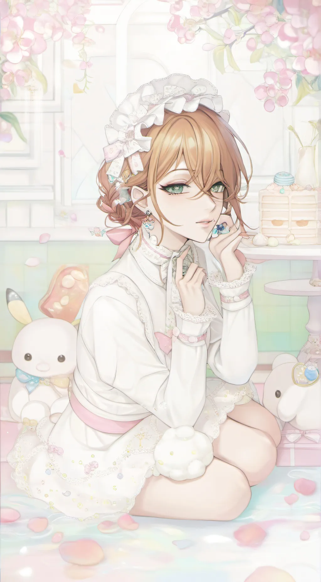ai character: angel background