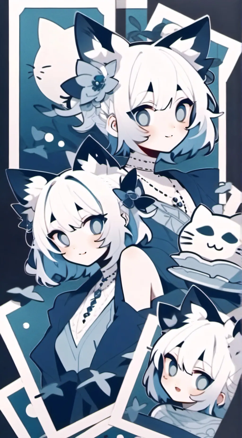 ai character: twins  background