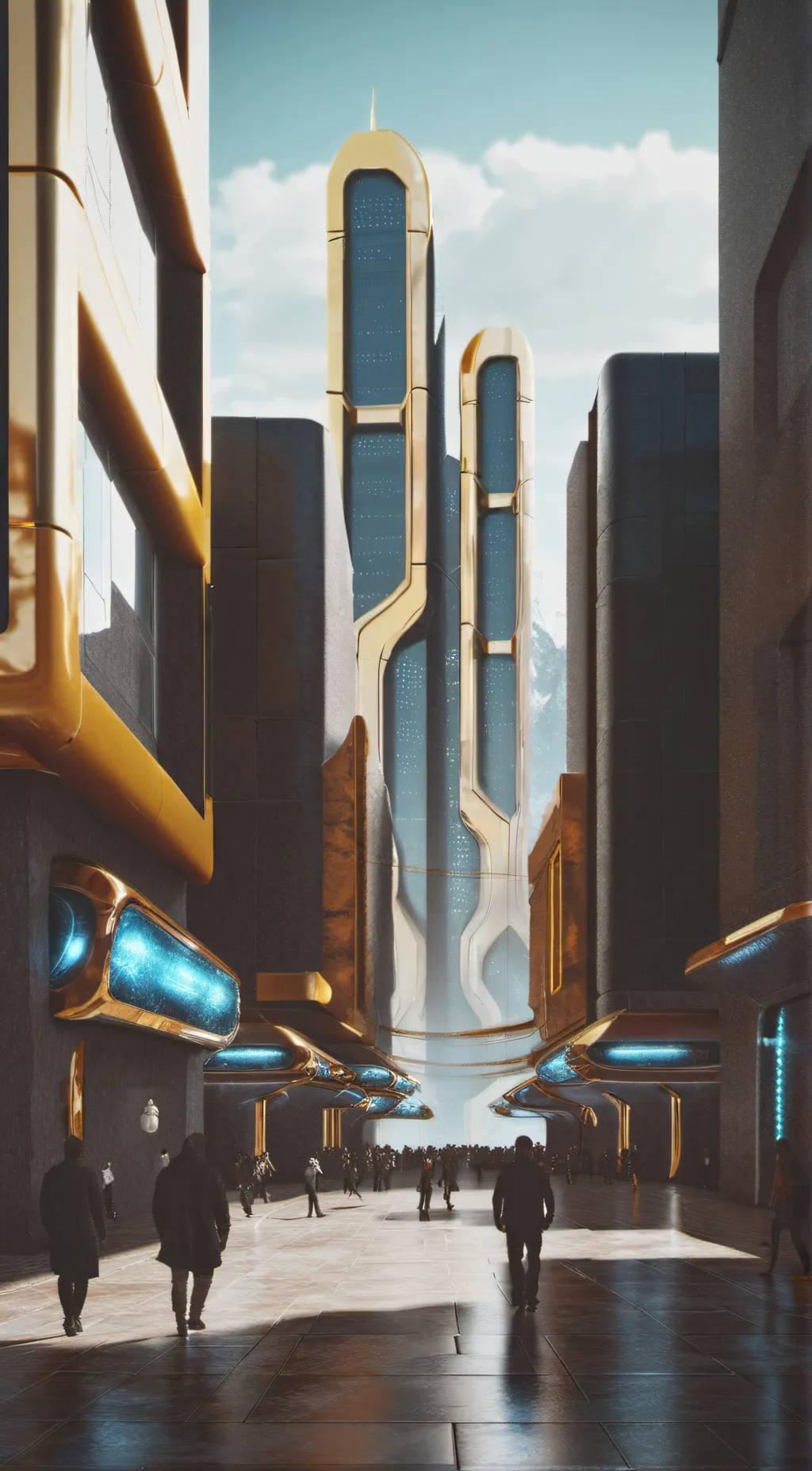 ai character: New Heaven background