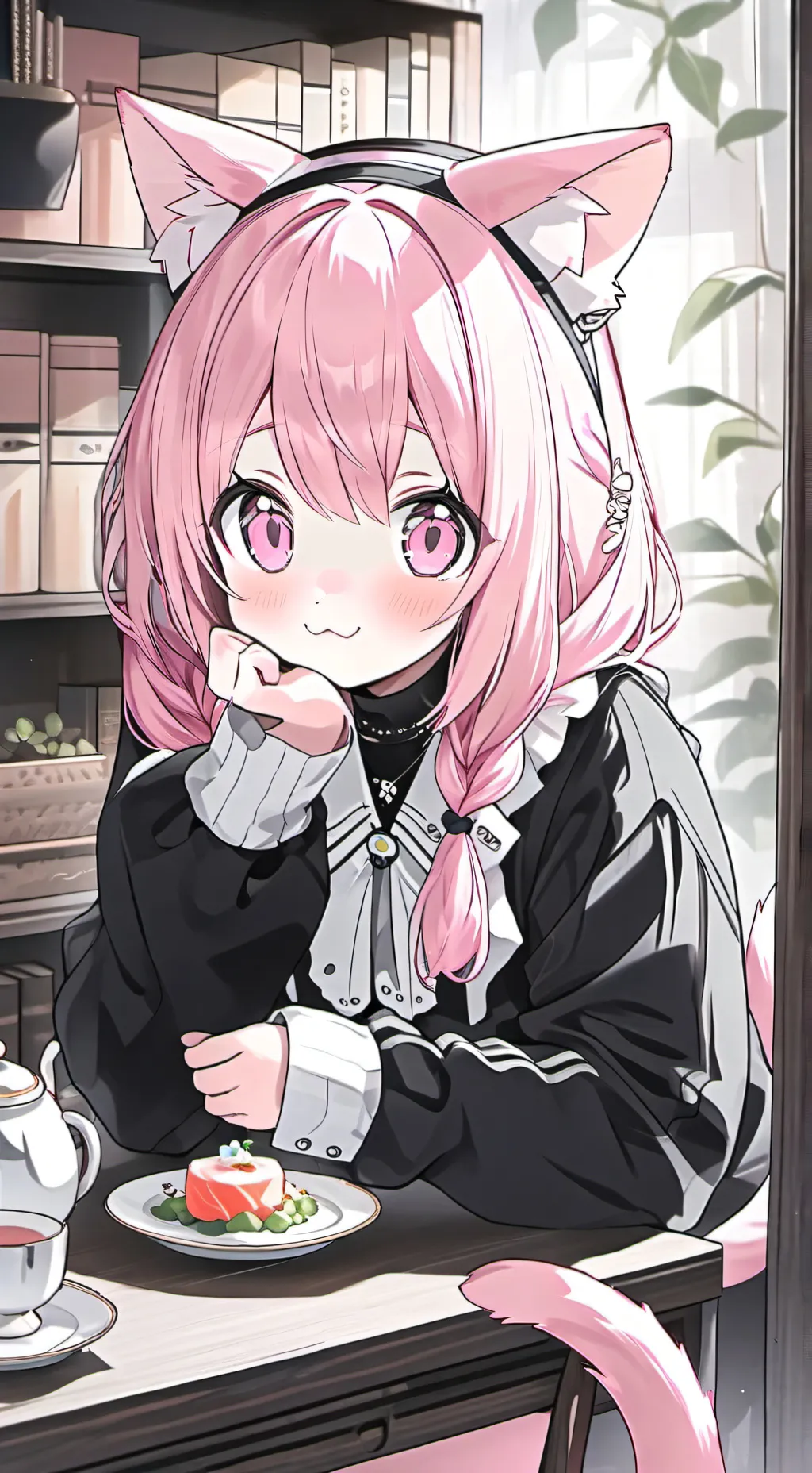 ai character: Pinky Kola Spirit background